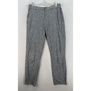 Old Navy Men's Sz Small Slim Built-In Flex Linen-Blend Interior Drawstring Pants